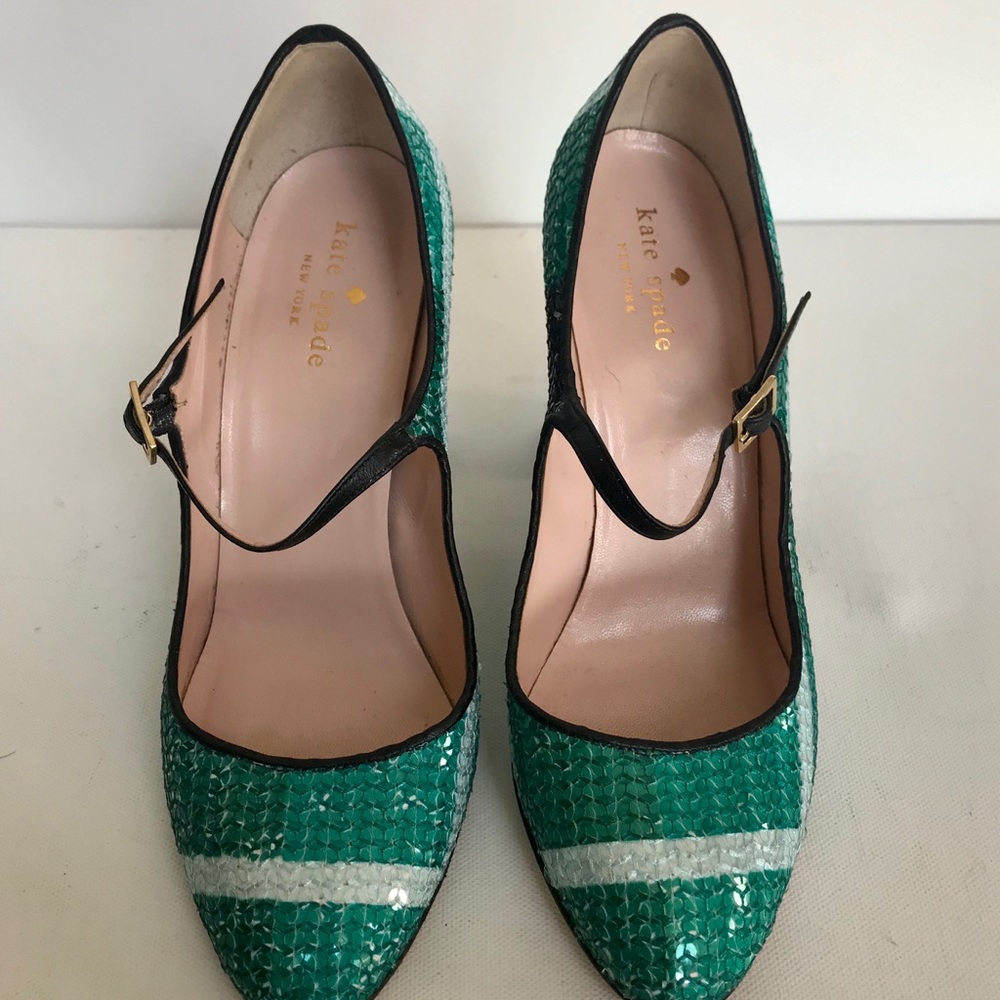 Authentic Kate spade sequins Mary Jane shoes - Picture 4 of 8
